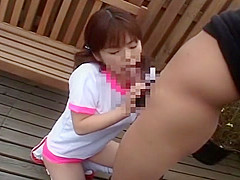 Horny Japanese girl Ran Monbu in Crazy Public, Outdoor JAV movie