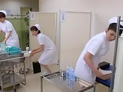 Hottest Japanese slut Yuri Aine, Aya Sakuraba, Reiko Nakamori in Fabulous Nurse/Naasu JAV video