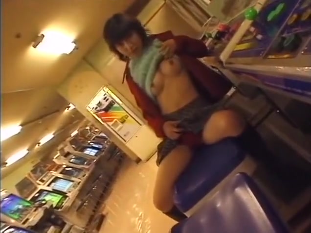 Japanese Lesbians At The Arcade